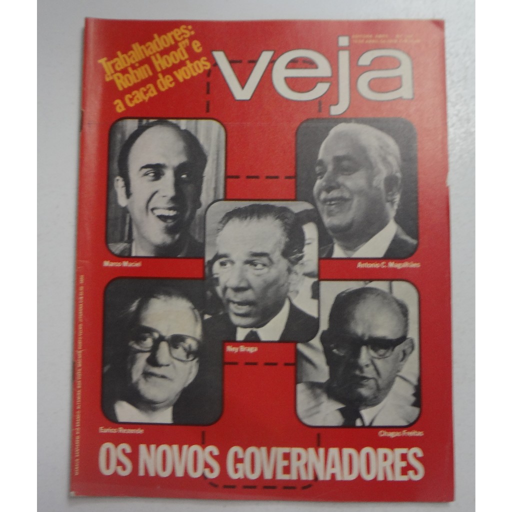 Revista Veja os novos governadores N° 502