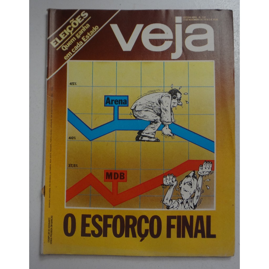 Revista Veja o esforço final N° 532
