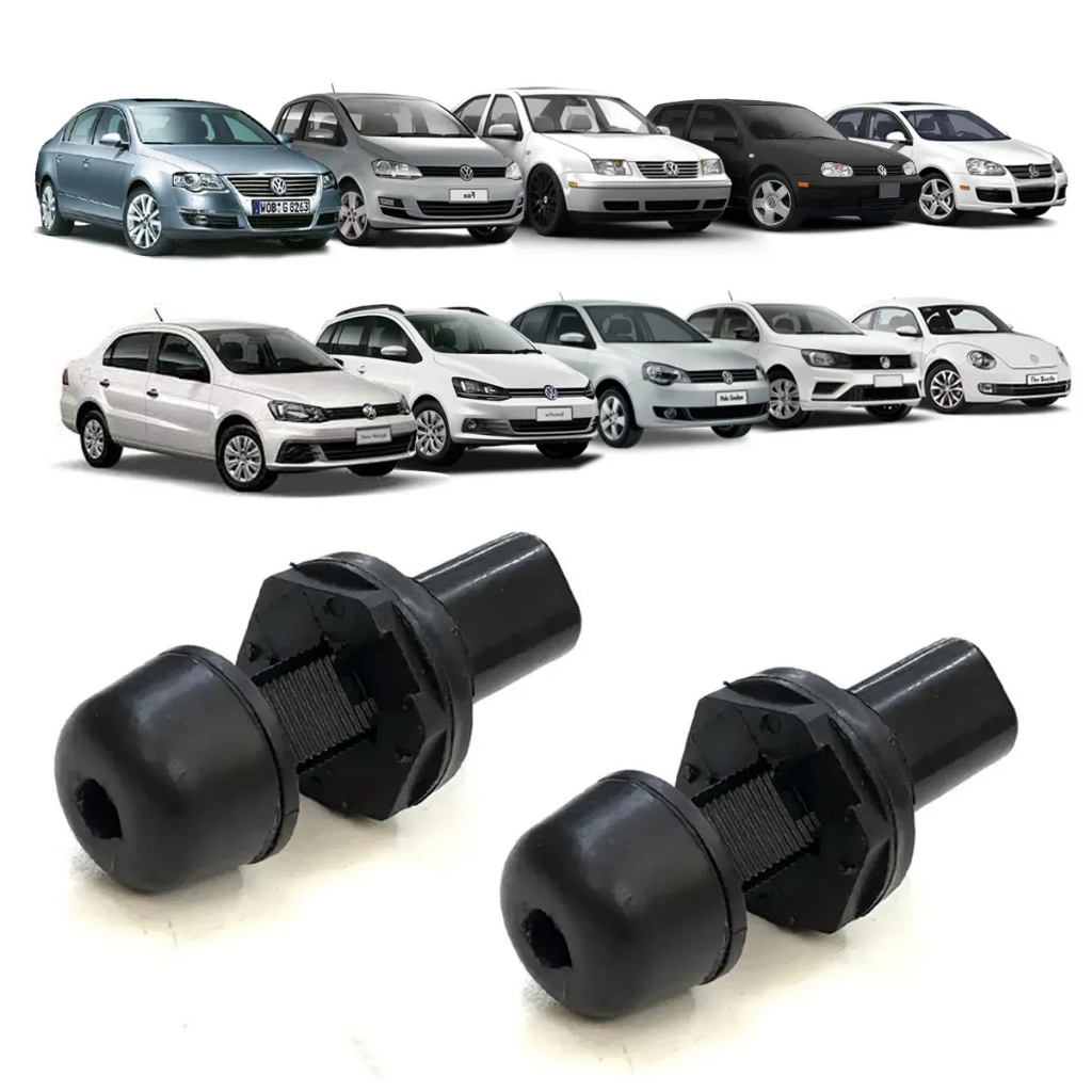 Par de Batentes da Tampa do Porta Malas Volkswagen Bora Fox Gol Golf Jetta Novo Fusca Passat Polo Sedan Spacefox Voyage 6X0827499B 6X0827499C 6X0827499F