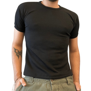 Camiseta Curta Masculina Básica, Tipo Boxy Justa