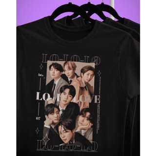 Camiseta BTS bangtan boys Algodão Unissex