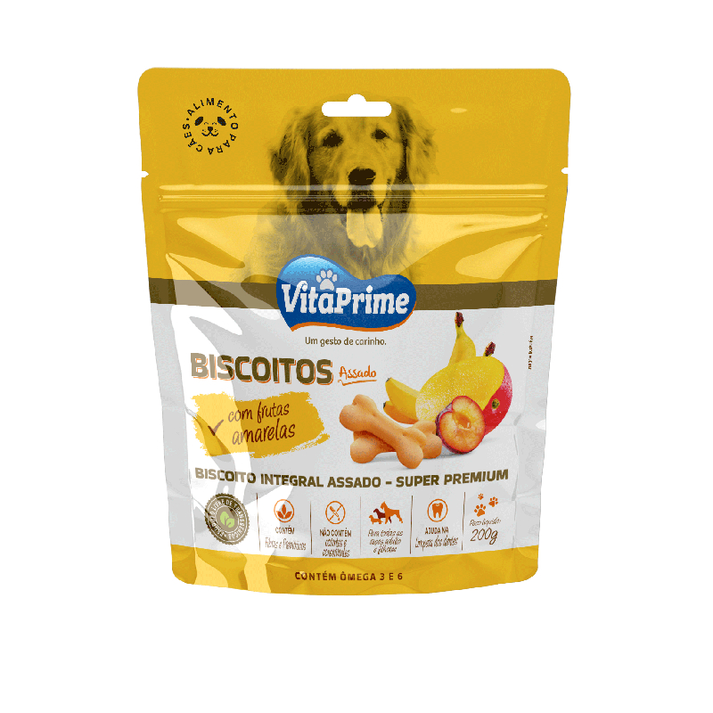 Biscoito VitaPrime Frutas Amarelas