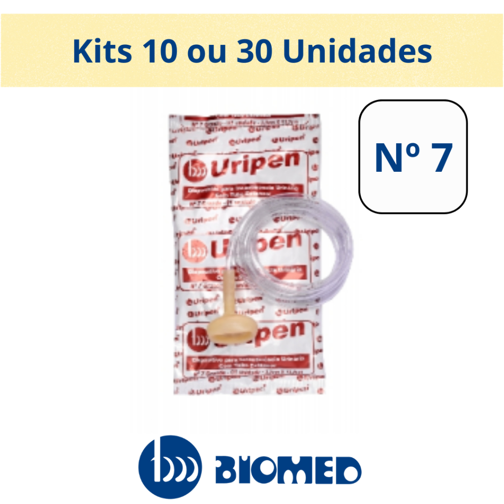 Uripen com Extensão Nº 7 (Kits 10 ou 30 Unidades) - Original Biomed em Oferta na Shopee