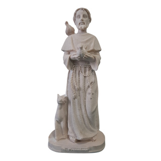 Escultura Imagem São Francisco 20cm Para Decoração em Resina Protetor Dos Animais em Oferta na Shopee