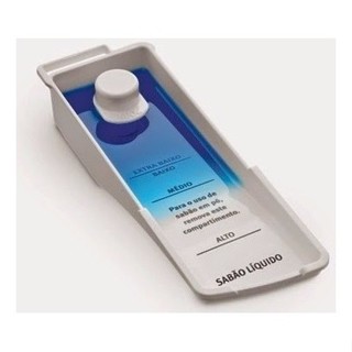 Dispenser de sabão liquido para lavadora de roupas Electrolux LSW12 LP12Q LTD09 LDD16 LTD13 LTD15 LTM15 LTM16 LT10B LTD16 LTP16 LTP12 LTP15 LTD11 LTP10 Codigo A99067203 70002926 Original