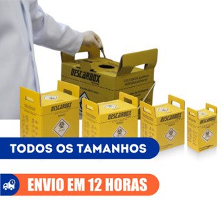 Caixa Coletora Ecologic Amarelo Pardo Todos os Tamanhos Descarbox