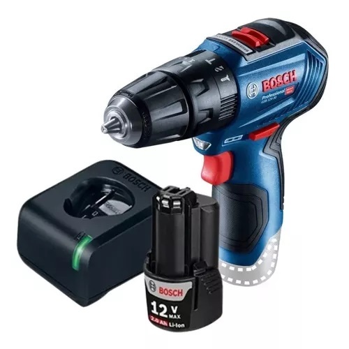 Fuaradeira Parafusadeira Impacto Bosch A Bateria Gsb 12v-30 em Oferta na Shopee
