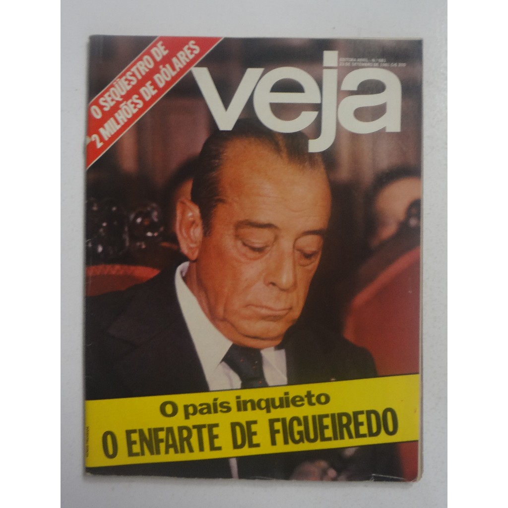 Revista Veja o enfarte de figueiredo N° 681