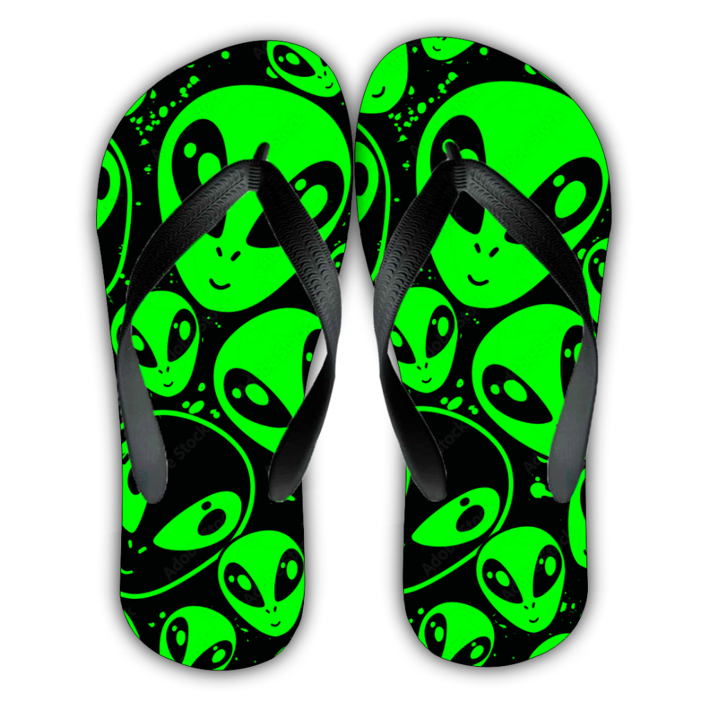 Chinelo Exclusivo Aliens Oferta Infantil e Adulto Envio Rápido