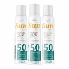 Kit 3 Protetor Solar Aerossol FPS50 Sun Prime My Health 150ml em Oferta na Shopee