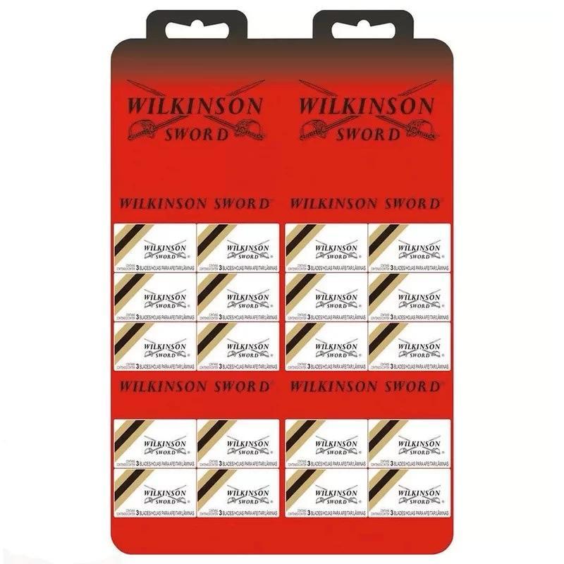 Lâmina Gillete Barbear Wilkinson Sword Com 60 Unidades Lâminas / 30 Unidades Lâminas