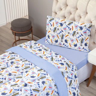 Jogo De Cama Infantil 3 Peças 100% Algodão em Oferta na Shopee