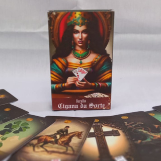 Tarot Baralho Cigana Da Sorte Cinza - 36 Cartas - Magia do Oráculo Taro da Cigano, + Manual Detalhado com Significados em Oferta na Shopee