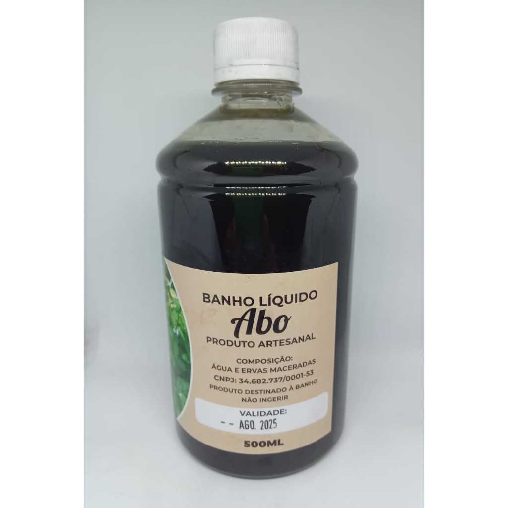 Banho de Abo Abó Liquido - 500 ML - Umbanda Candomblé em Oferta na Shopee