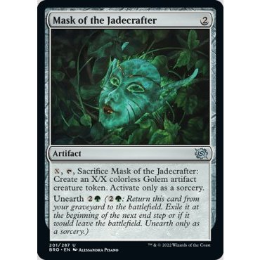 Máscara do Artesão de Jade - Magic The Gathering