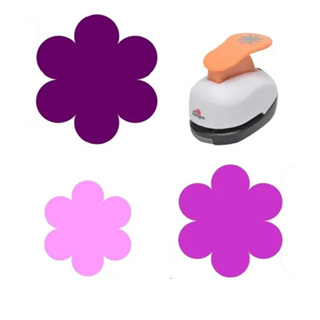 Cortador Eva E Papel Scrapbook - Flor 6 pétalas 2,5cm 25 mm em Oferta na Shopee