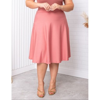 Saia Godê Midi Graciosa Moda Evangélica Comportada Cristã!!!