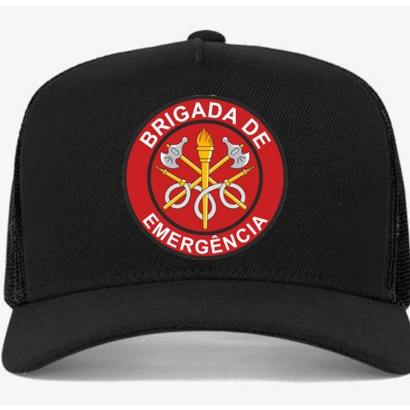 Boné Premium Profissões Brigada de Emergência, Brigada de Incêndio.