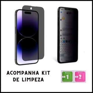 Película de vidro 3D Privativa Anti Spy Para IPhone Todos Modelos Privacidade Para Ios 7 8 XS XR 11 12 13 14 15 Pro Max