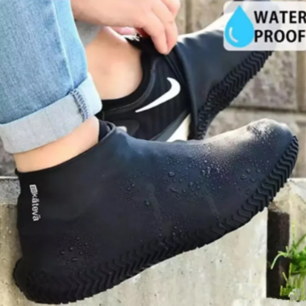 4 Pcs Silicone Capa Impermeável Para Sapato Tênis Antiderrapante Reutilizável Protetor De Sapato Calçado