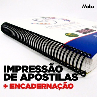Impressão De Apostilas Até 50 Páginas + Encadernação - Alta Qualidade - Envio em 24horas