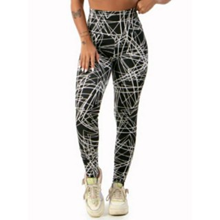 Calça Legging Feminina Suplex Estampada Cintura Alta Academia Fitness