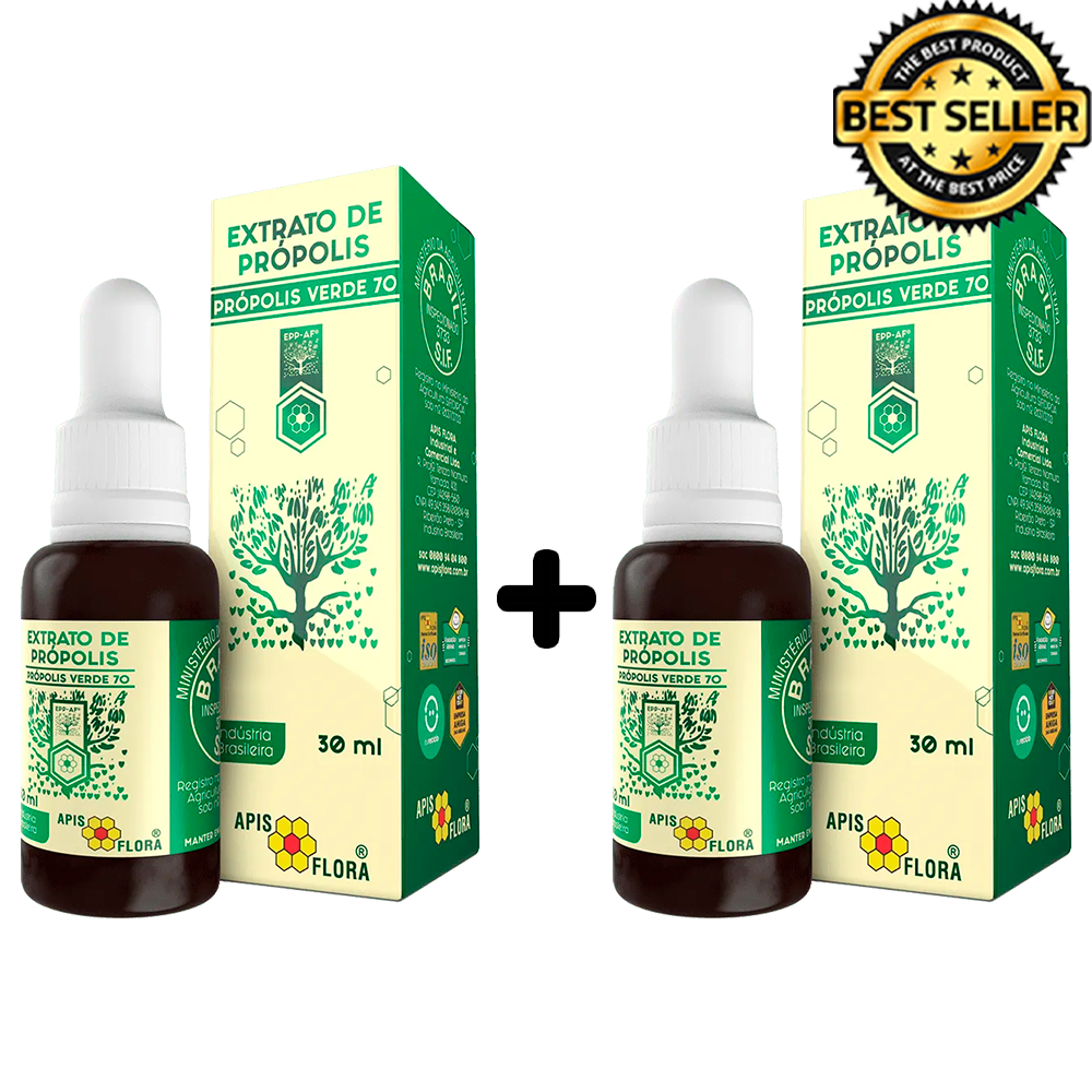 Kit 2x Extrato de Própolis Verde 70 - 30ml - Apis Flora