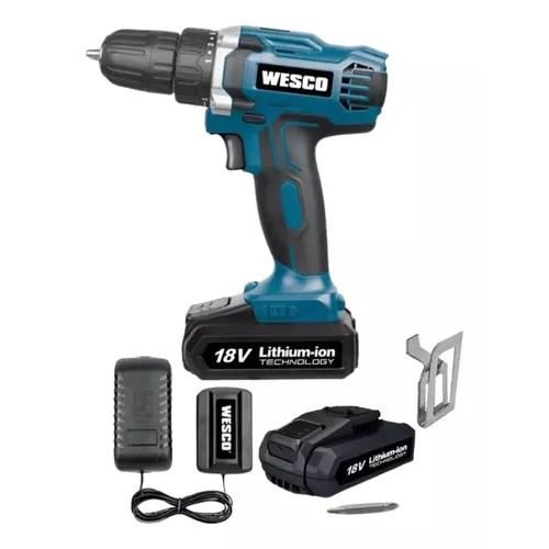 Furadeira Parafusadeira a Bateria 18v2ah Wesco Ws2972 Bivolt em Oferta na Shopee