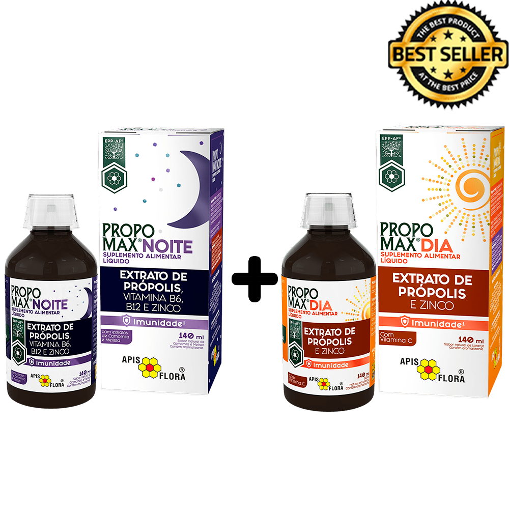 Kit 2x Propomax 140ml Dia e Noite - Apis Flora