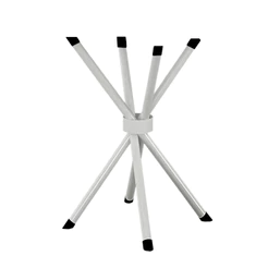 Base de Aço para Mesa de 75x75 Ipanema Liso Branco Teixeira