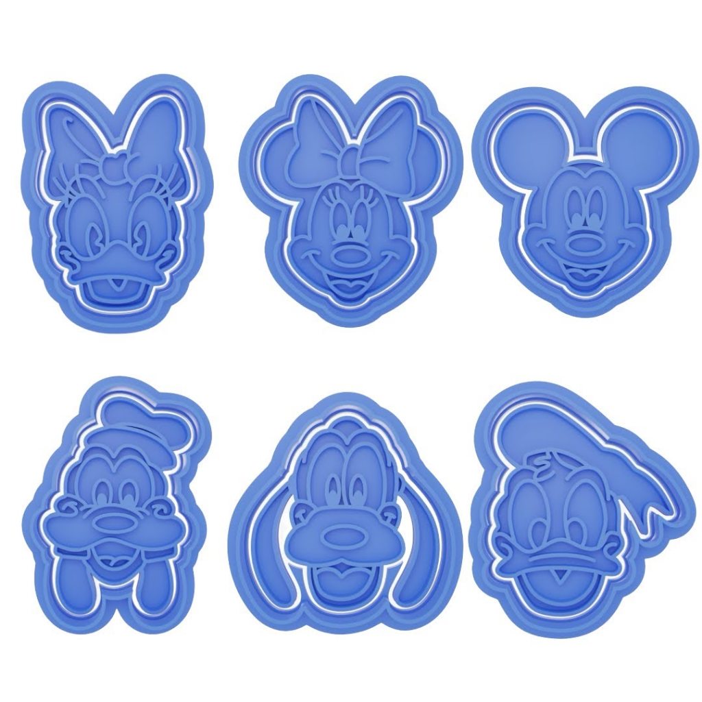 Cortador Disney Pateta Mickey Minnie Pluto Pirulito Biscoito Cookie Pasta Festa Decoração ESCOLHA