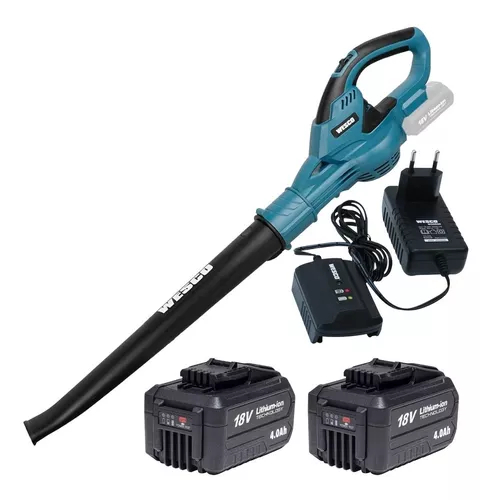 Soprador De Folhas 2 Baterias 18v 4ah Wesco Ws8511 Bivolt em Oferta na Shopee