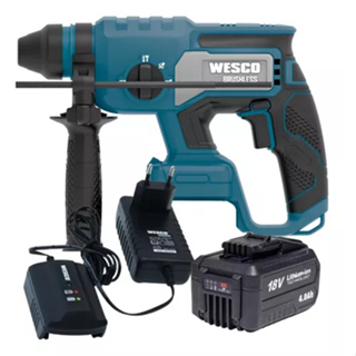 Martelete A Bateria 18v 4ah Brushless Ws2806 Wesco Bivolt em Oferta na Shopee