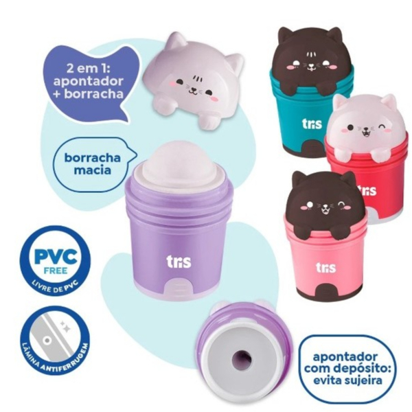 Borracha Apontador de Gatinho: Onde Comprar | BuscaProdutos