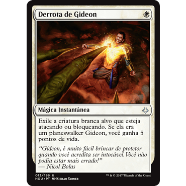 Derrota de Gideon - Magic The Gathering