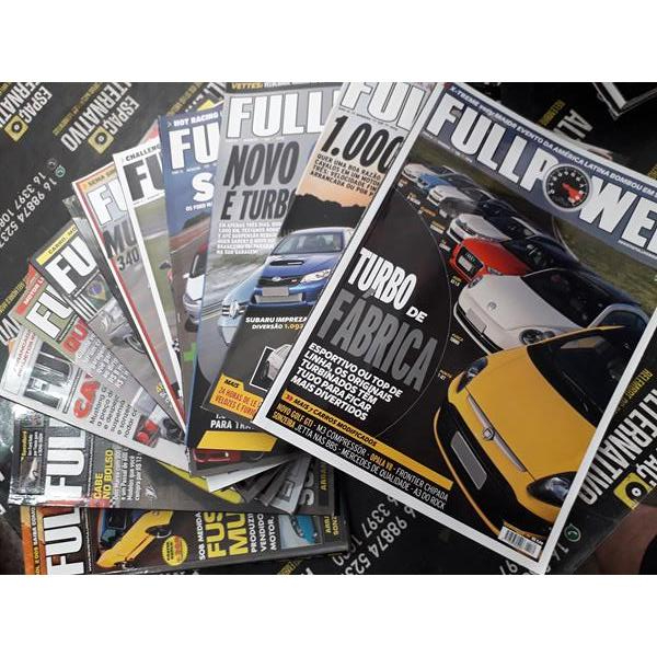 Revistas L1 : Carro- antigos - Auto Esporte - Hot Rods - Classic Show - Carstereo- Fullpower-Car and Drive