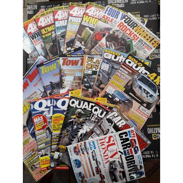 Revistas: 4x4Garage - 4x4&Cia- Solo Auto4x4-Off Road e Mais