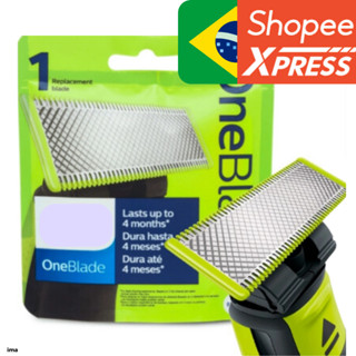 Lâmina Refil Para Barbeador Philips OneBlade e OneBlade Pro em Oferta na Shopee