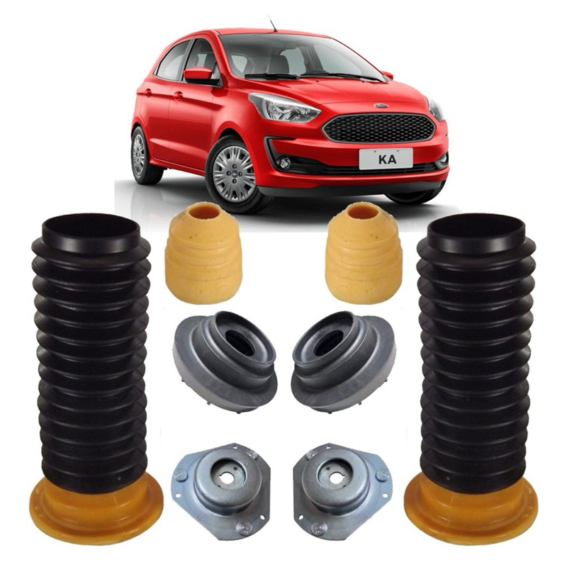 Kit Batente Coxim Coifa Par Dianteiro Novo Ford Ka Ou Ka+