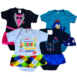 Body de Bebê Temático Mesversário Personagens Infantil Menina