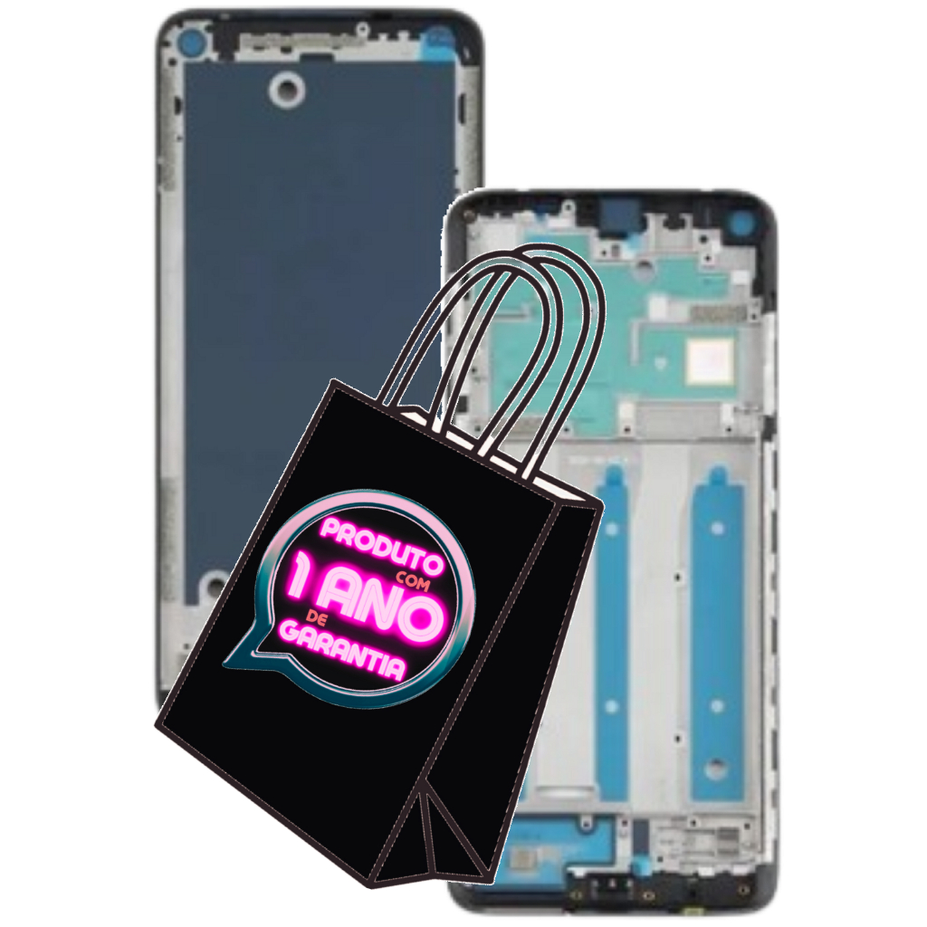 Aro Lateral Compatível Com Moto G9 Play XT2083 Chassis Lado Meio + Novo + Envio Hoje!