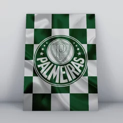 Quadro placa decorativa PALMEIRAS 29x41 A3 em MDF