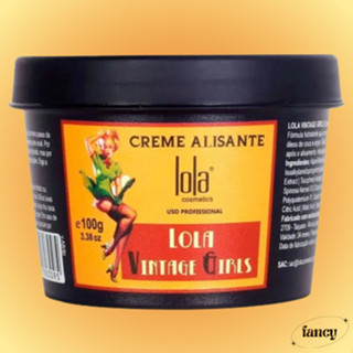 Creme Alisante Profissional Lola Cosmetics Vintage Girls 100g - Envio imediato