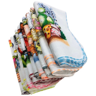 Pano De Prato Estampado Festone Kit c/10 Promoção