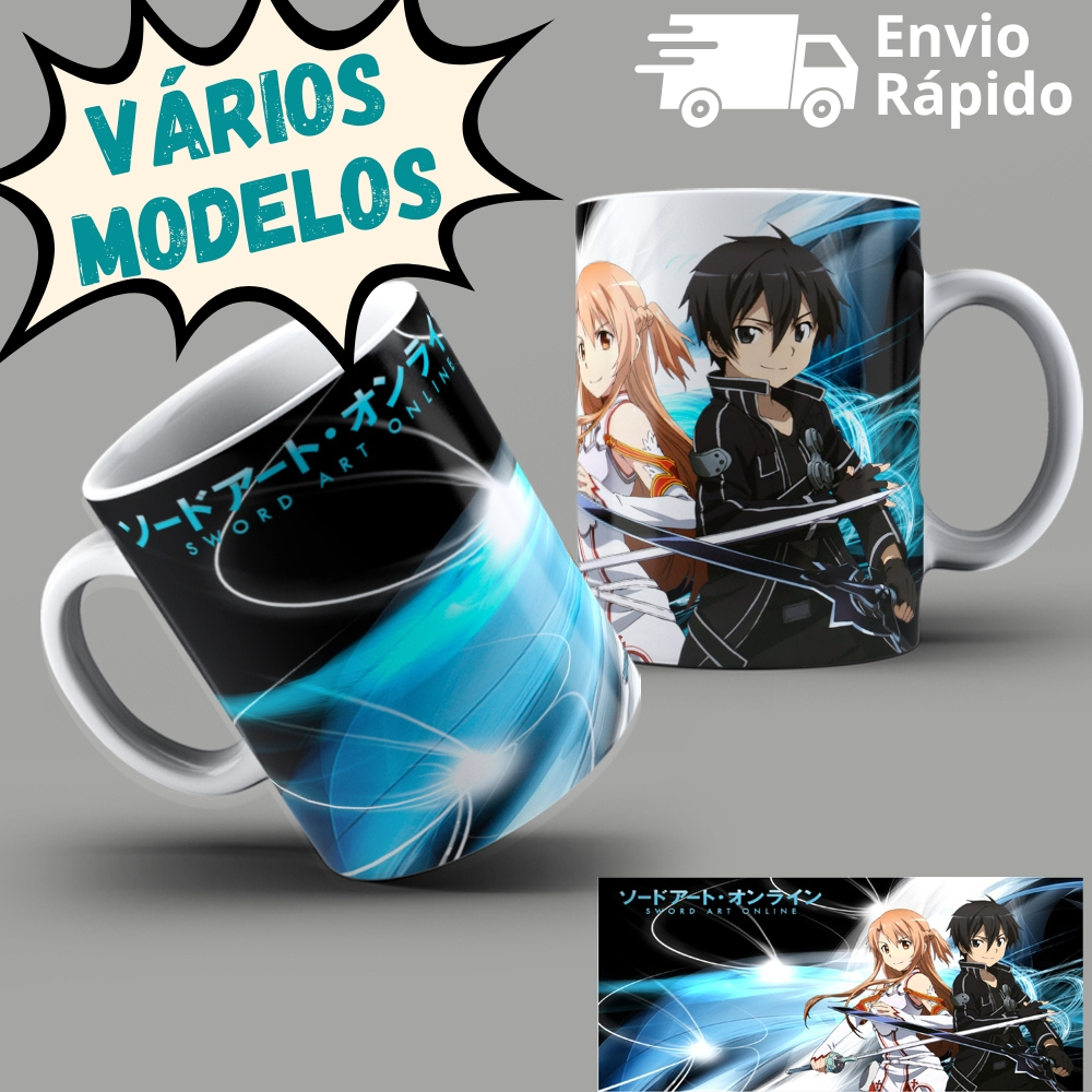 Caneca Sword Art Online Anime