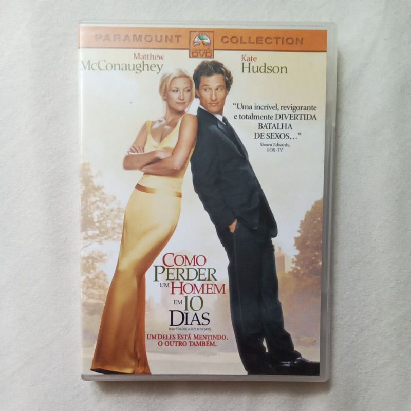 DVD Como Perder um Homem em 10 Dias - Kate Hudson & Matthew McConaughey (usado em bom estado)