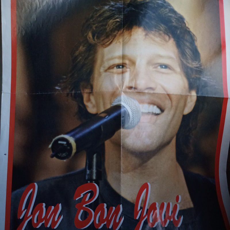 Poster Jon Bon Jovi (somente o poster)