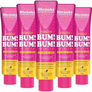 Kit 5 Gel Firmador De Bumbum Barriga Coxas E Abdômen 150g