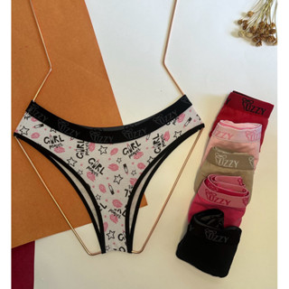 Kit 6 calcinha de algodão cotton tanga conforto cós largo feminina