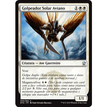 Golpeador Solar Aviano (Ave / Guerreiro) - Magic The Gathering